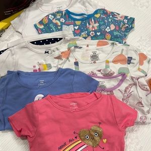 7 pairs of short sleeve and shorts Carter’s pajamas